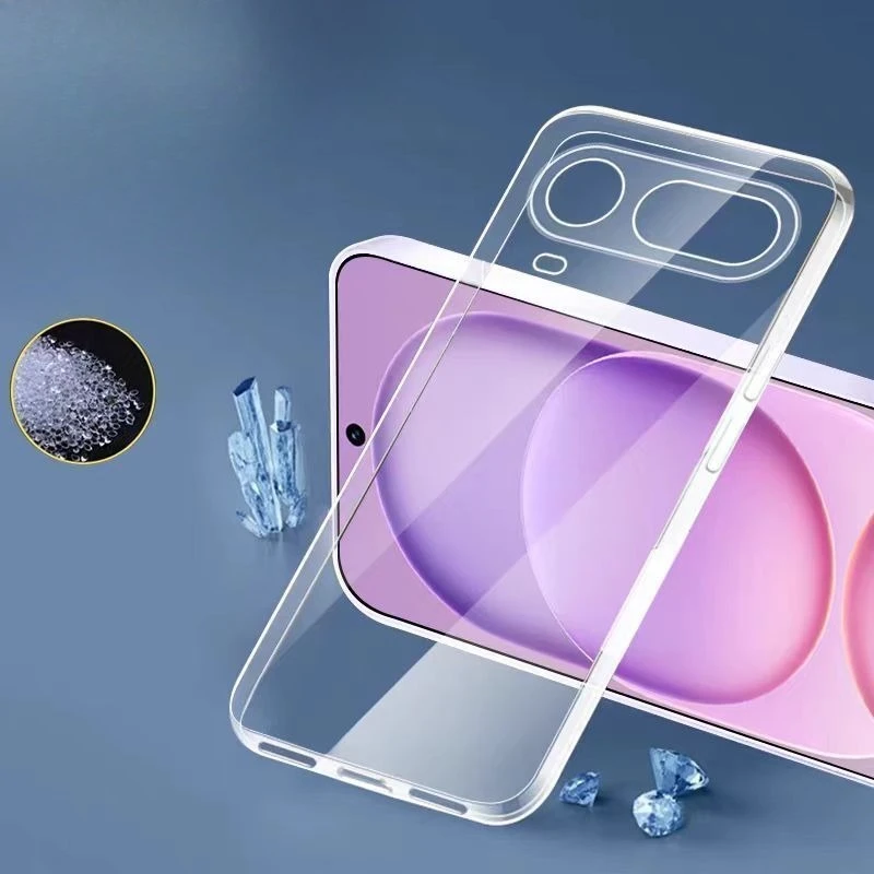 Transparent Slim Soft TPU Phone Case with Camera Protection - For Honor Magic 8 Pro Air