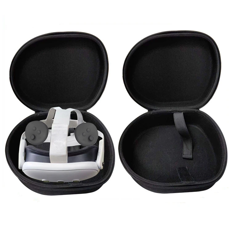 

For Meta Quest 3 VR Glasses Storage Bag for Quest3 Portable Zipper Protective Bag EVA Handheld Storage Hard Case