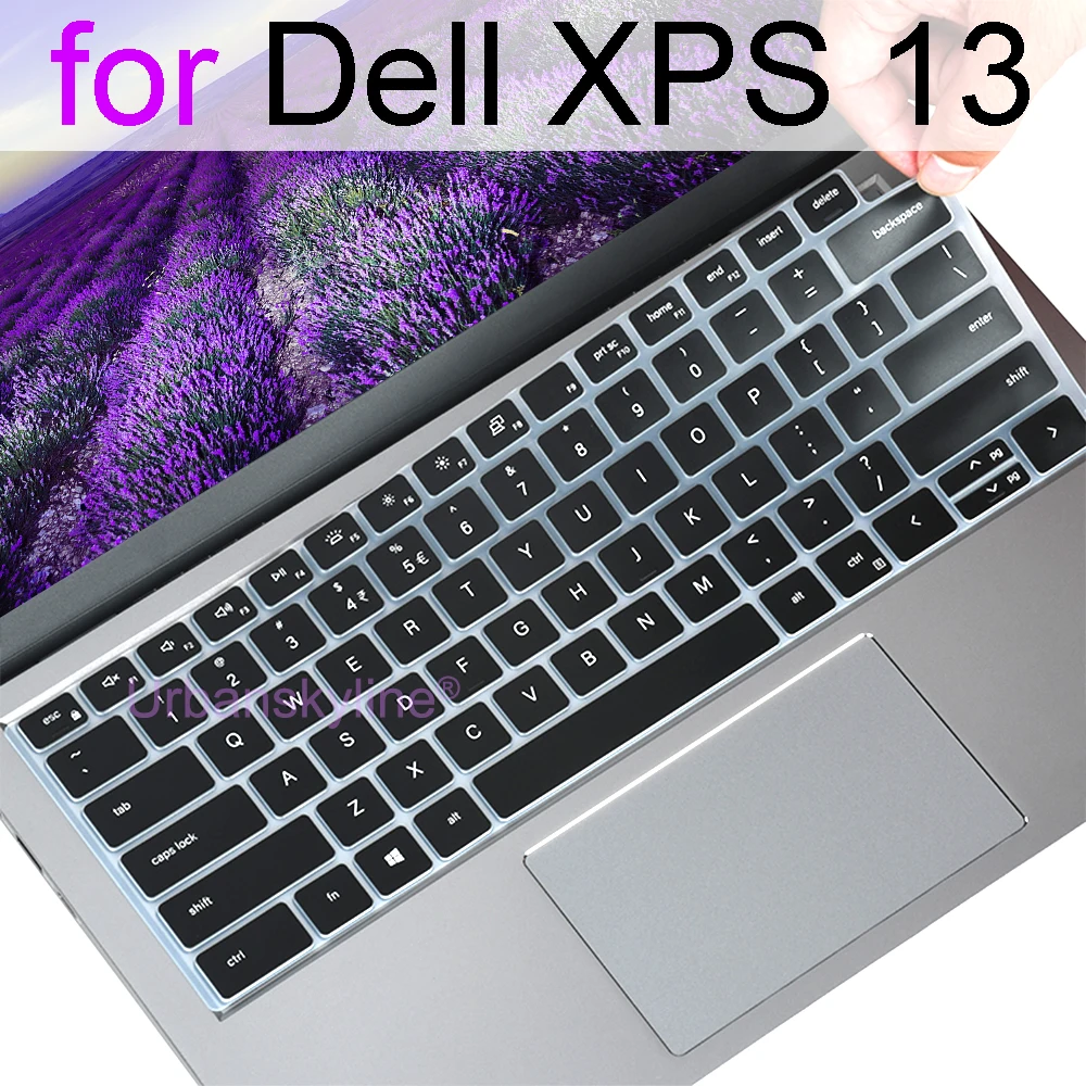 for Dell XPS 13 Keyboard Cover 9300 9310 9305 9350 9360 9365 9370 9380 9575 7390 Protector Skin Case Laptop Accessories Silicone