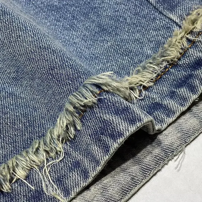 Men's Denim Shorts Summer Thin Style Trendy Brand Casual Outerwear Loose Fit Mid Waist Length Casual Pants For Men denim shorts summer jeans shorts