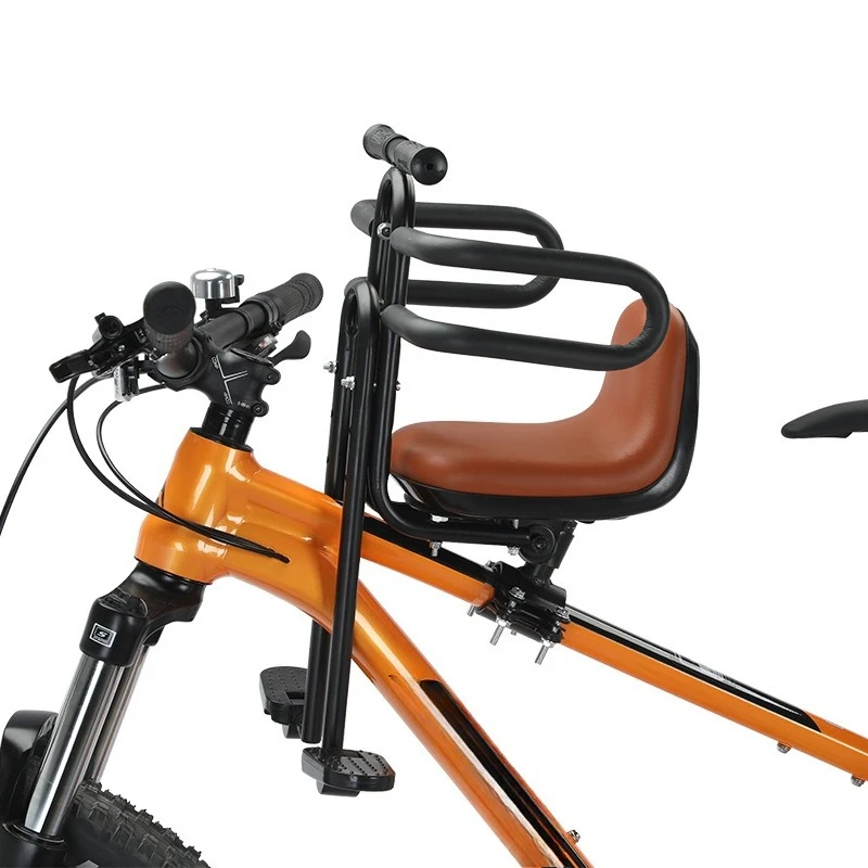 Seggiolino Universale Anteriore per Bambini da Bicicletta, Seggiolino di Sicurezza Avvolgente per Bambini da Bicicletta