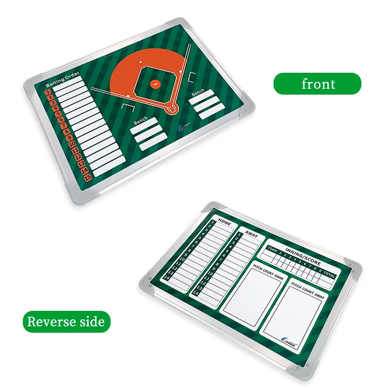 Portable baseball tactical board Softball training game coaching board repeatable erasable demonstration command