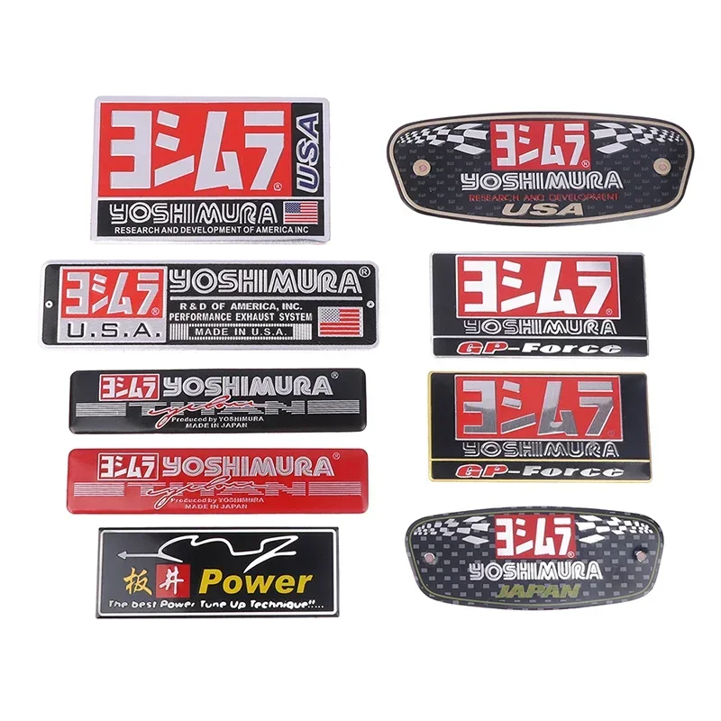 Motorcycle Stickers Moto Exhaust Decal Slip on Silencer Muffler R11 R77 Universal for Honda Yamaha Kawasaki Yoshimura
