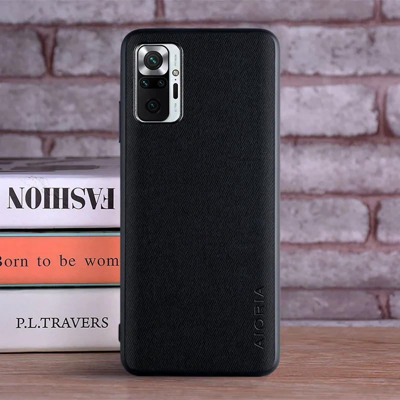 Luxury Textile Leather Phone Case - Elegant and Soft Cover