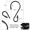 8 Pcs Black S Shape Hooks Hanger Home Bathroom Kitchen Accesories White Metal Hook Rack Hanging for Balcony Plant Shelf Tools 2
