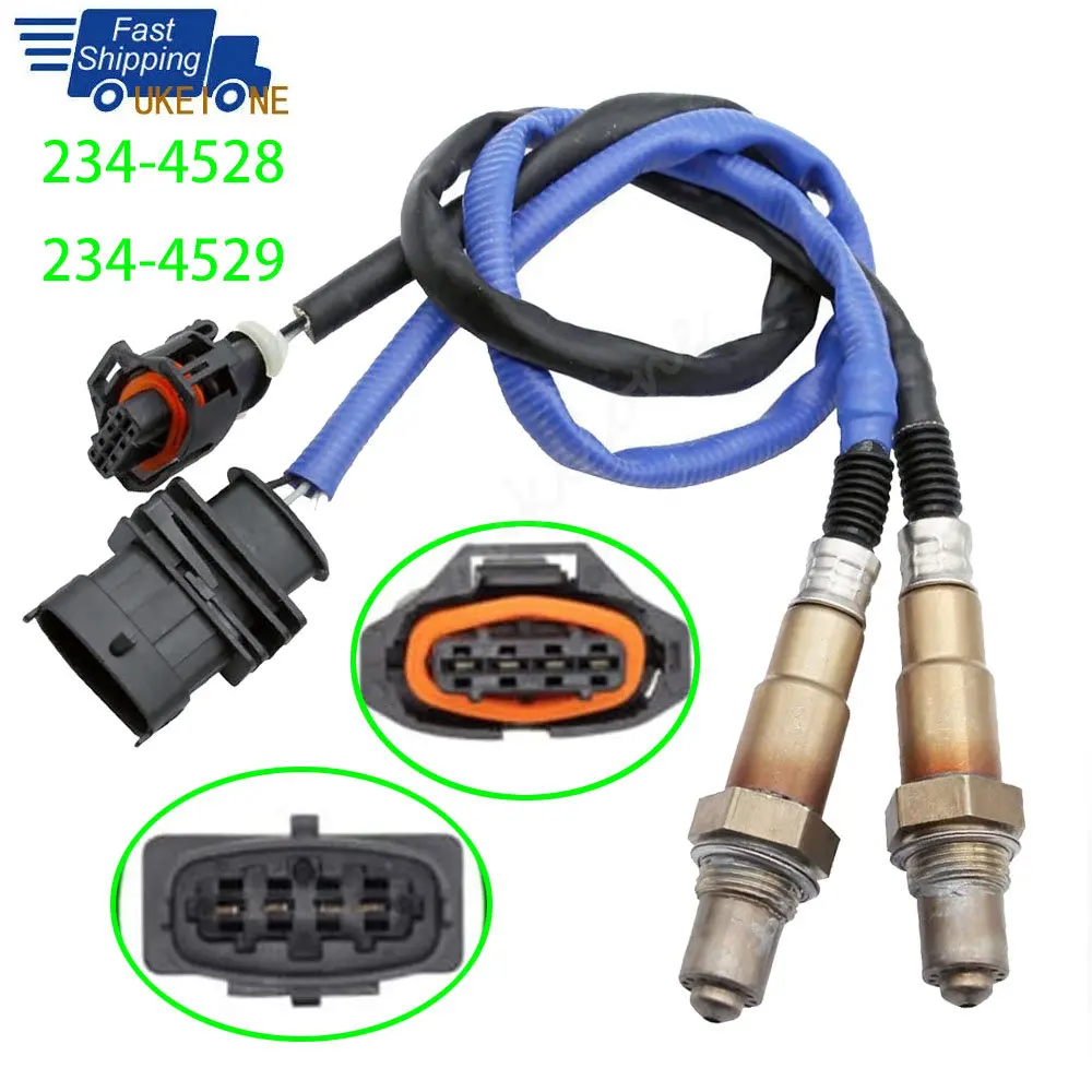 2pcs Lambda Oxygen Sensor Upstream Downstream for Chevrolet Cruze Chevy Sonic TRAX 2011-2015 55572216 55572993 234-4528 234-4529