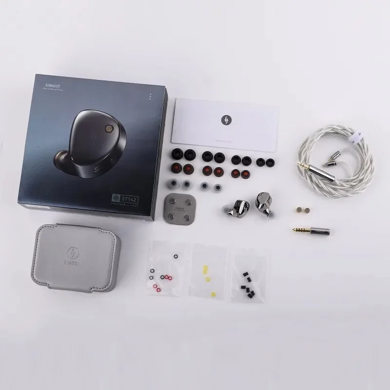 SIMGOT ET142 Dual-Symmetric Magnetic Planar & PZT IEM HIFI in-Ear Wird Earphone with 0.78mm 2pin & 3.5MM + 4.4MM Connector wired earphones wired headphones wired earplugs