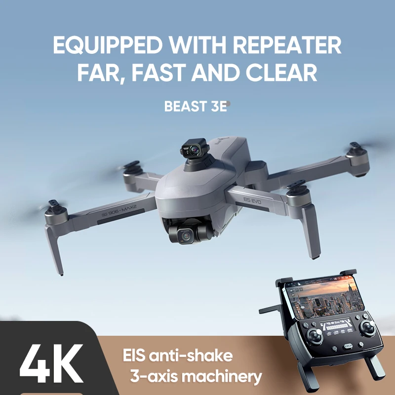 SG906 MAX2 Beast 3E RC Drone With 3-Axis Gimbal Professional 4K HD
