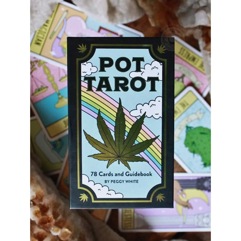 10.3*6cm Pot Tarot Bright and Beautifully Illustrated Tarot Deck 78 Pcs Cards 4
