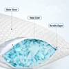 Cooling Bed Pillows for Sleeping Shredded Memory Foam Pillows Adjustable Firm Pillows for Side Back and Stomach Sleepers 4
