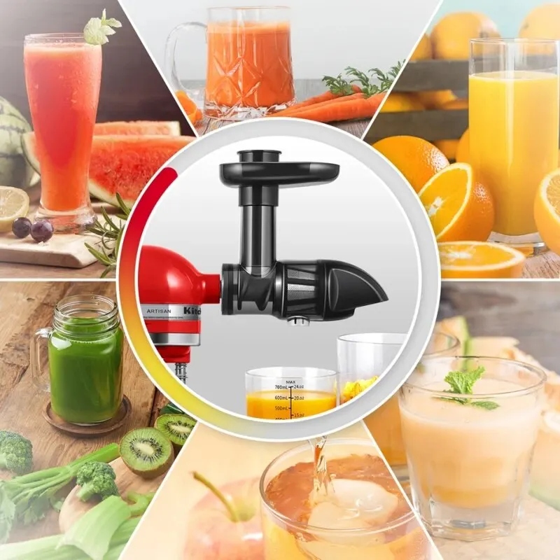 Masticating Juicer Attachment for KitchenAid All Models Stand Mixers Masticating Juicer Slow Juicer Attachment for KitchenAid fruit juicer,juice squeezer