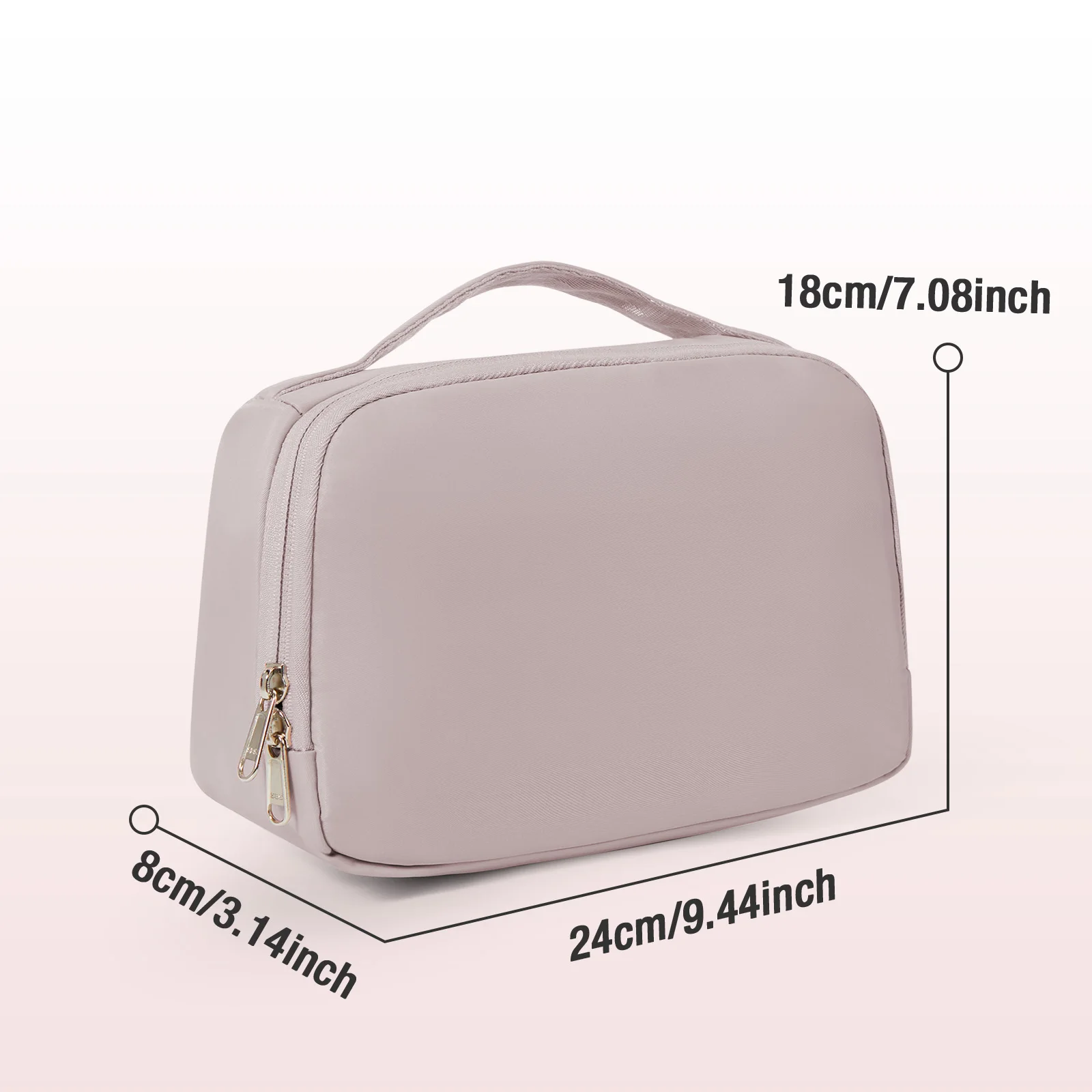 Makeup Female Toiletry Kit Bag Storage Case Storage Pouch Luxury Lady Box, Portable Storage Bag, Organizer Bag for Travel Zip