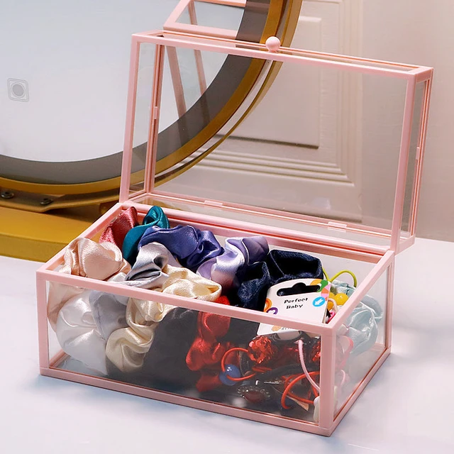 Baby Girls Hair Accessories Storage Box Hair Hoop Clip Rubber Band Organizer  Head Rope Hairpin Holder