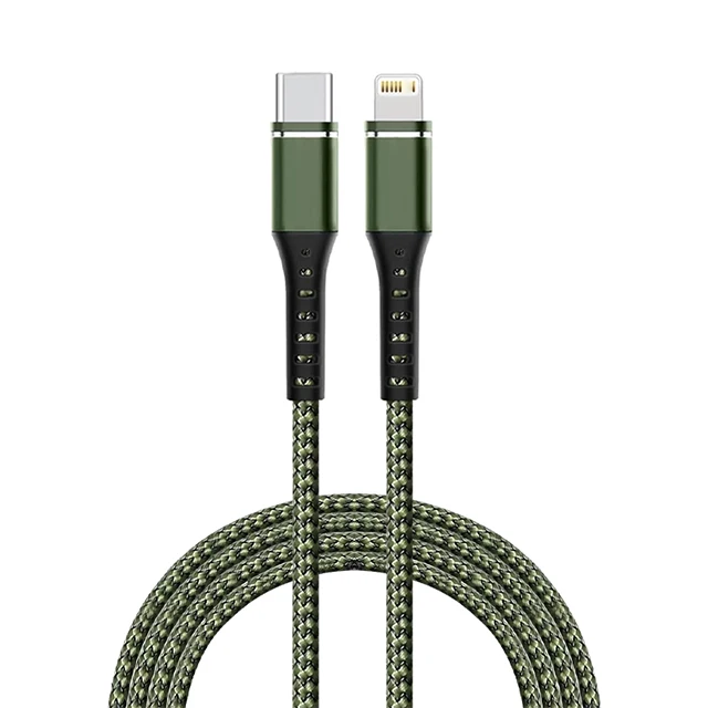 كابل شحن سريع USB C كابل آيفون 14 13 12 11 برو ماك...