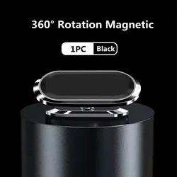 Magnetic Car Phone Holder Stand with Universal Mount (Black)