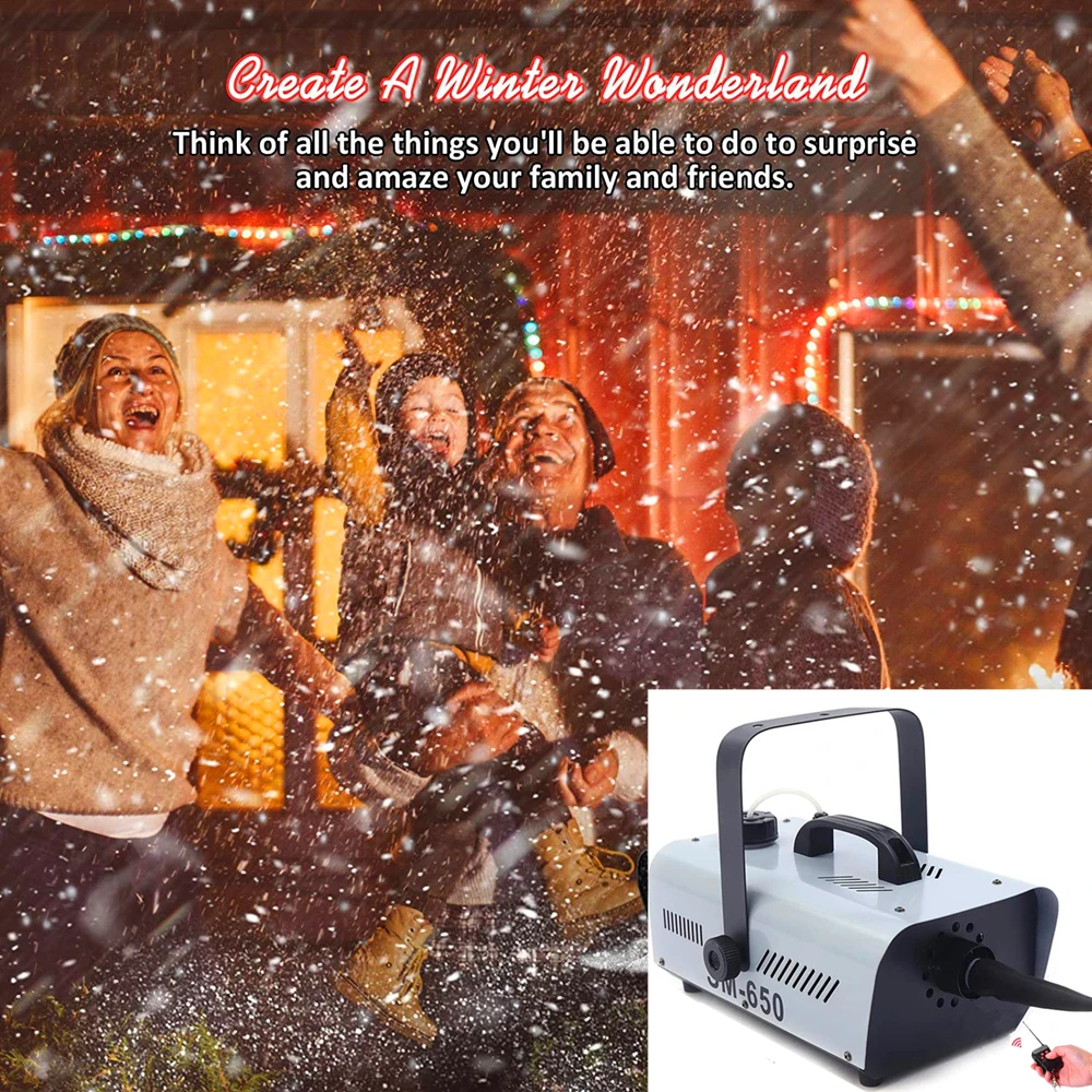 Stage Snow Machine For Wedding Remote Control Falling Maker Artificial