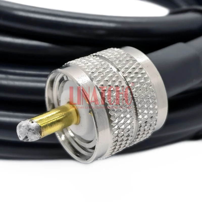 10 Meters 5D-FB LMR300 Coaxial Cable with 2 PL259 UHF Male Connectors Two Way Radio Repeater Antenna Cable