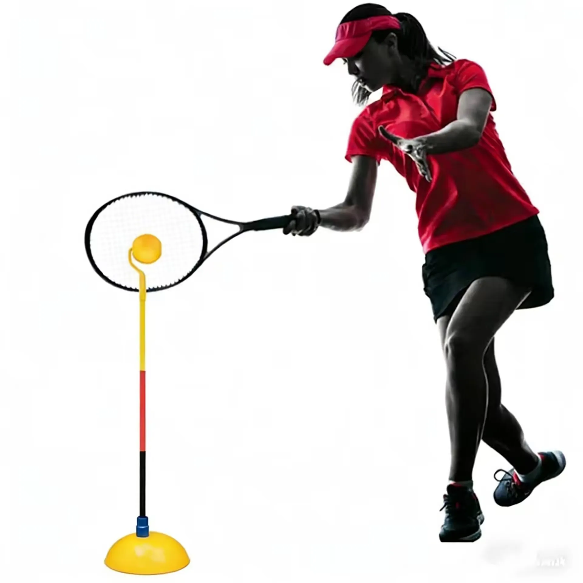 Professional Solo Tennis Trainer Machine View