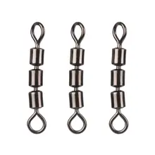 Triple roulement de pêche, 10 pièces, pivot de pêche en acier inoxydable, résistant à la Corrosion, léger, Portable, connecteur rapide 