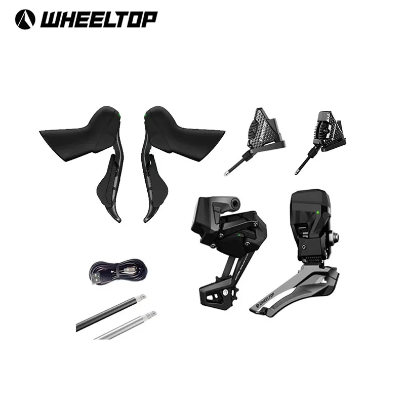 Groupe électrique route carbone à patins EDS TX-RA6000 2x3-14V WHEELTOP - Groupes électriques route/Groupes complet - speedcycles