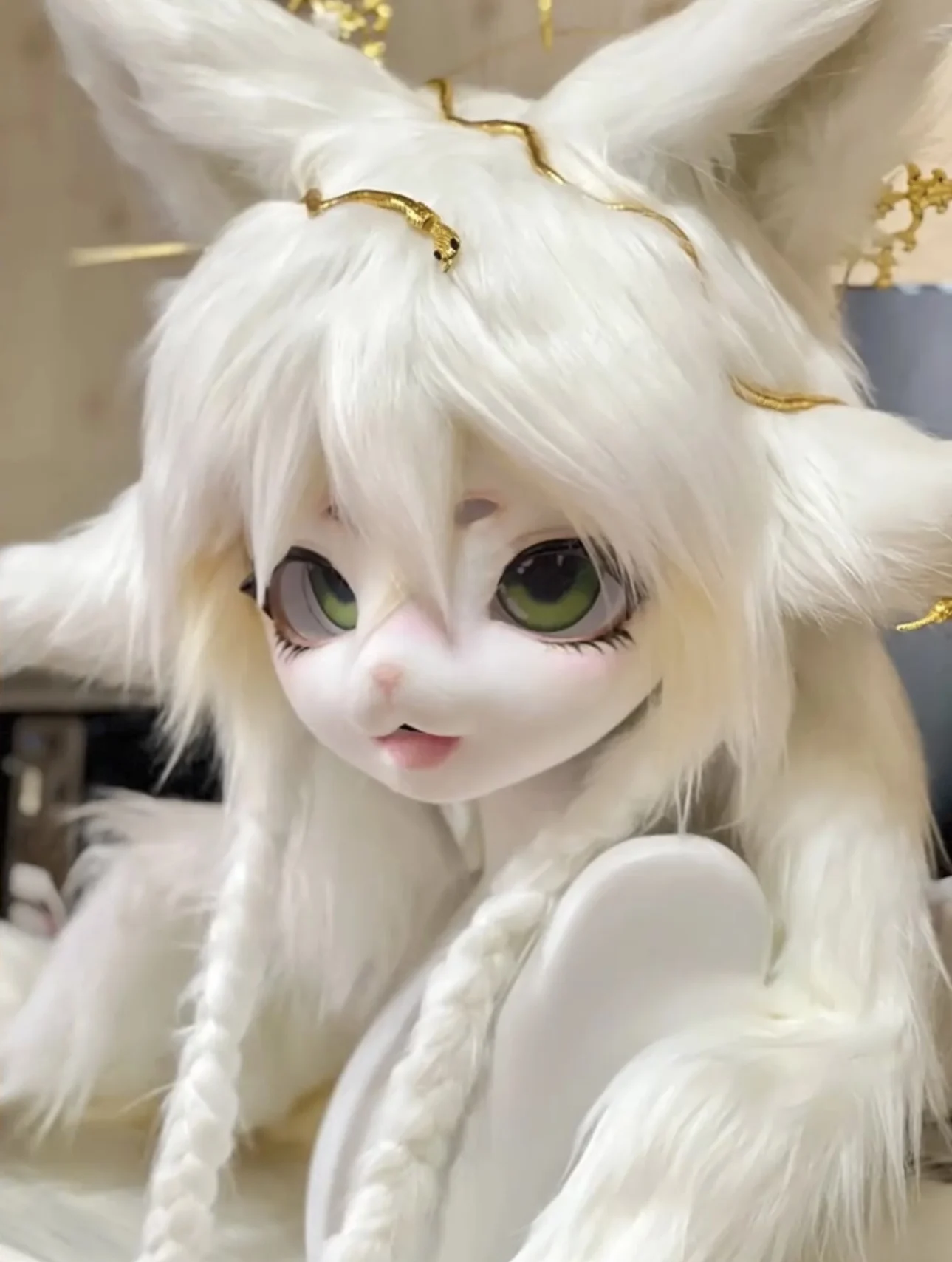 Fursuit Kigurumi Headsets Furry Cosplay Costumes Furries Head Animal Comiket Rubbit Doll Cat Comiket Furries Doll