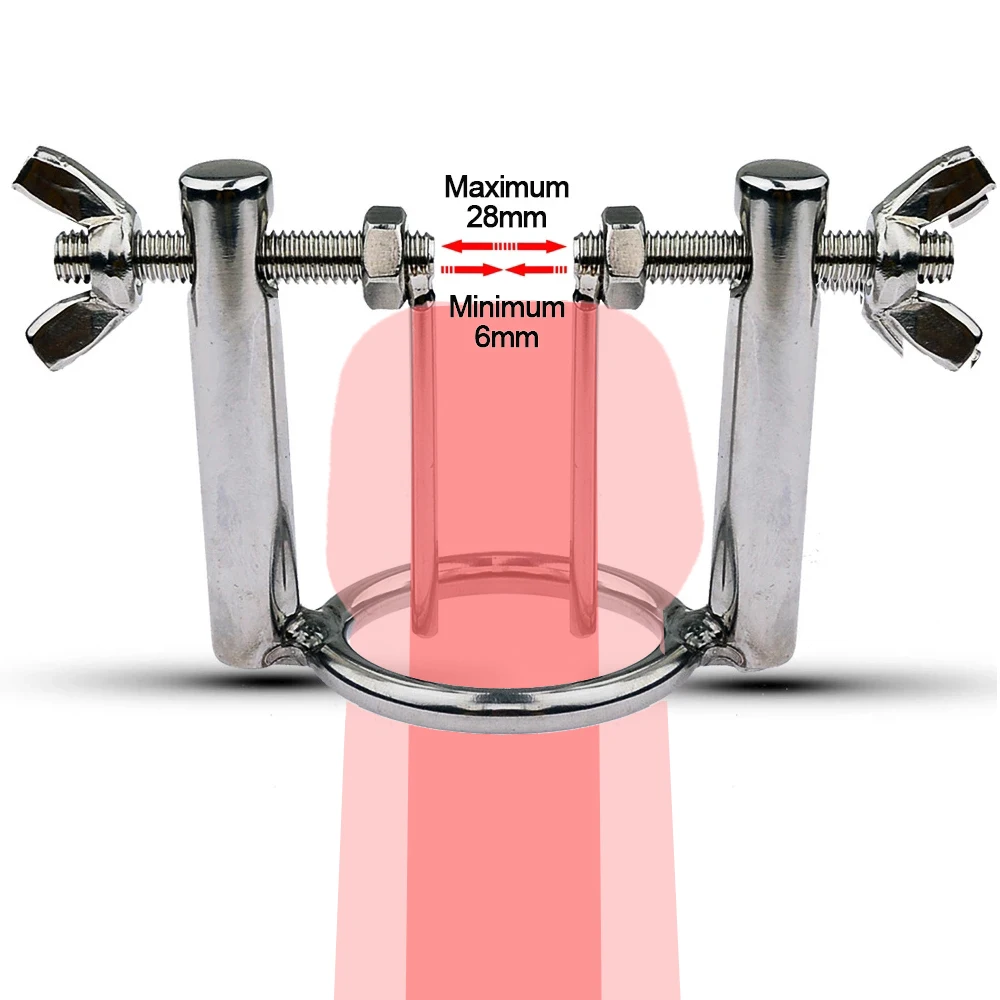 Urethral Dilator Stainless Steel Adjustable Men Penis Plug Glans Rods Horse Eye Stimulate Cock Lock Ring Sex Tool