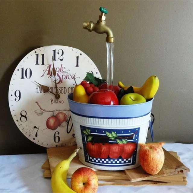 Láthatatlan Áramló Víz Kifolyó Öntözés Úszó Csaptelep Szökőkút Diy Dekoráció - Image 5