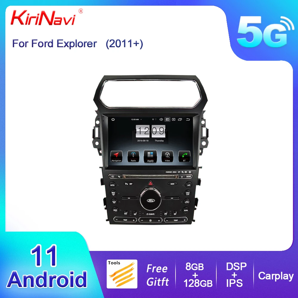 

Kirinavi Android 11 Car Radio For Ford Explorer Smart Dvd Multimedia Player Auto GPS Navigation 4G DSP Stereo Carplay 2011-2019