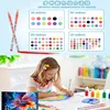 24/36/48 Colors 3D Acrylic Gel Pens , 1.0mm Quick Dry Hand Journal Pen Can Stack Color Marker canetas back to School Stationery 4