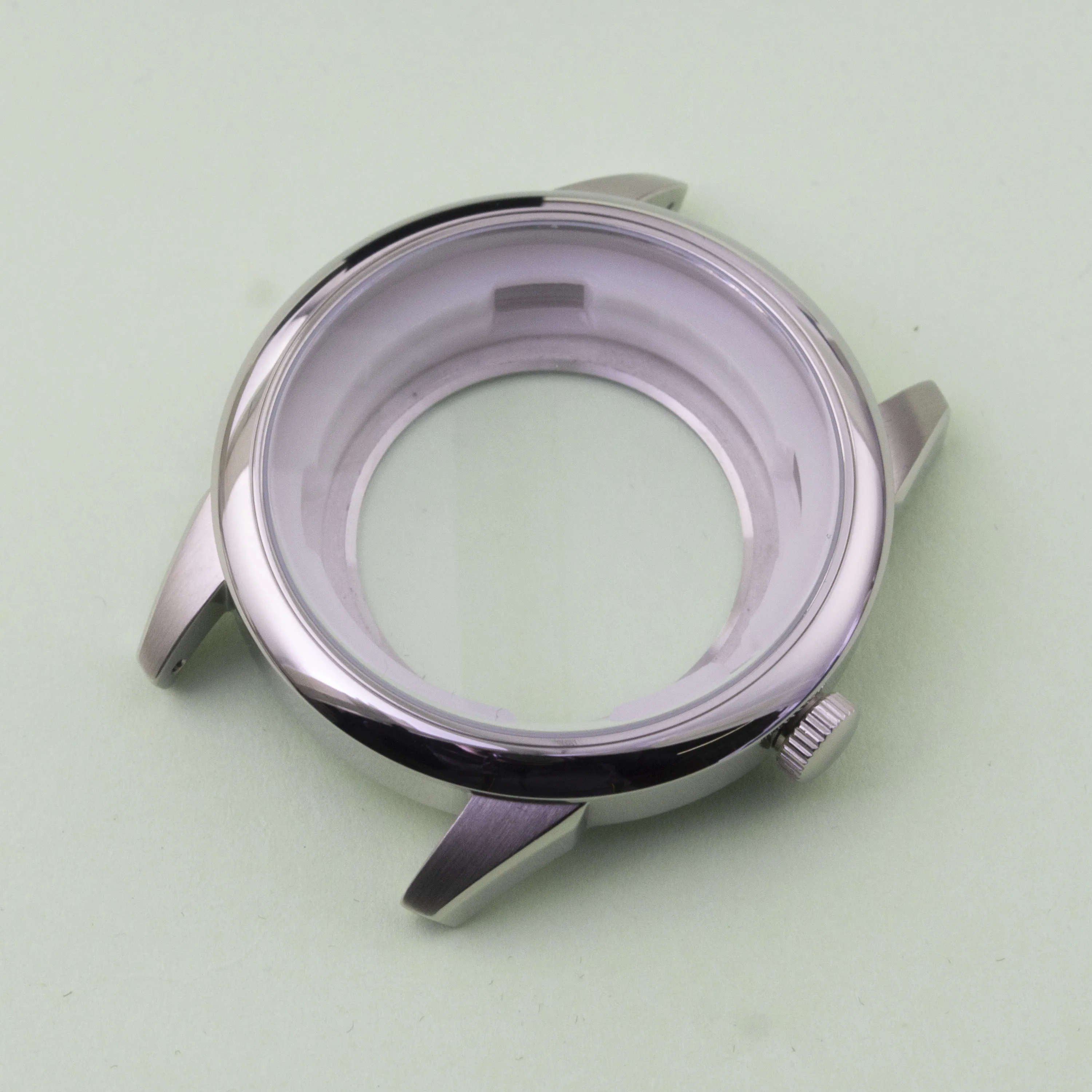 Premium 42.7mm Stainless Steel Waterproof Watch Case for NH35 Movement Repair and Modification