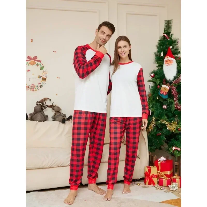 thumbnail image 5 of Conjunto de pijama navideño a juego nuevo 2025 para adultos y niños en familia, conjunto de pijamas de 2 piezas con diseño navideño, 5 of 5