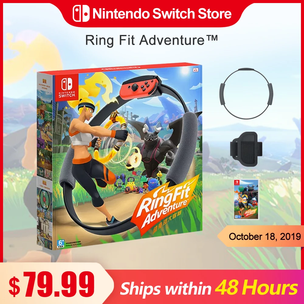 Ring Fit Adventure Nintendo Switch Offerte Di Gioco 100% Ufficiale Originale Gioco Fisico Card Sport Genere Per Switch Console Di Gioco