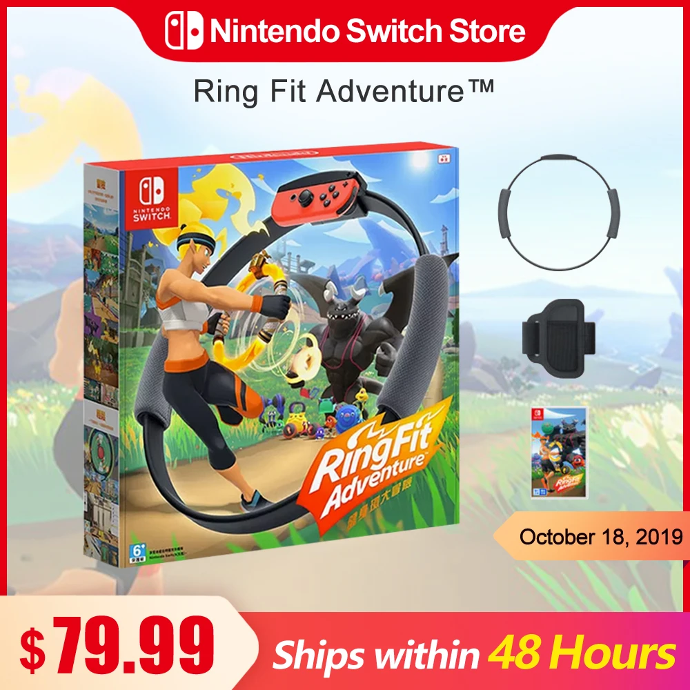 Nintendo Switch - Ring Fit Adventure Game - Import Region Free 