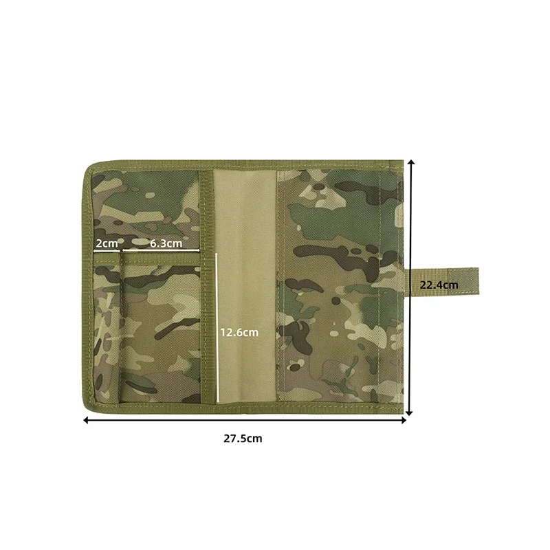 Tactical Military Style Notebook Cover Water Proof 5”X 8” Log Memo Cover Outdoor Camping Military Accessories 6