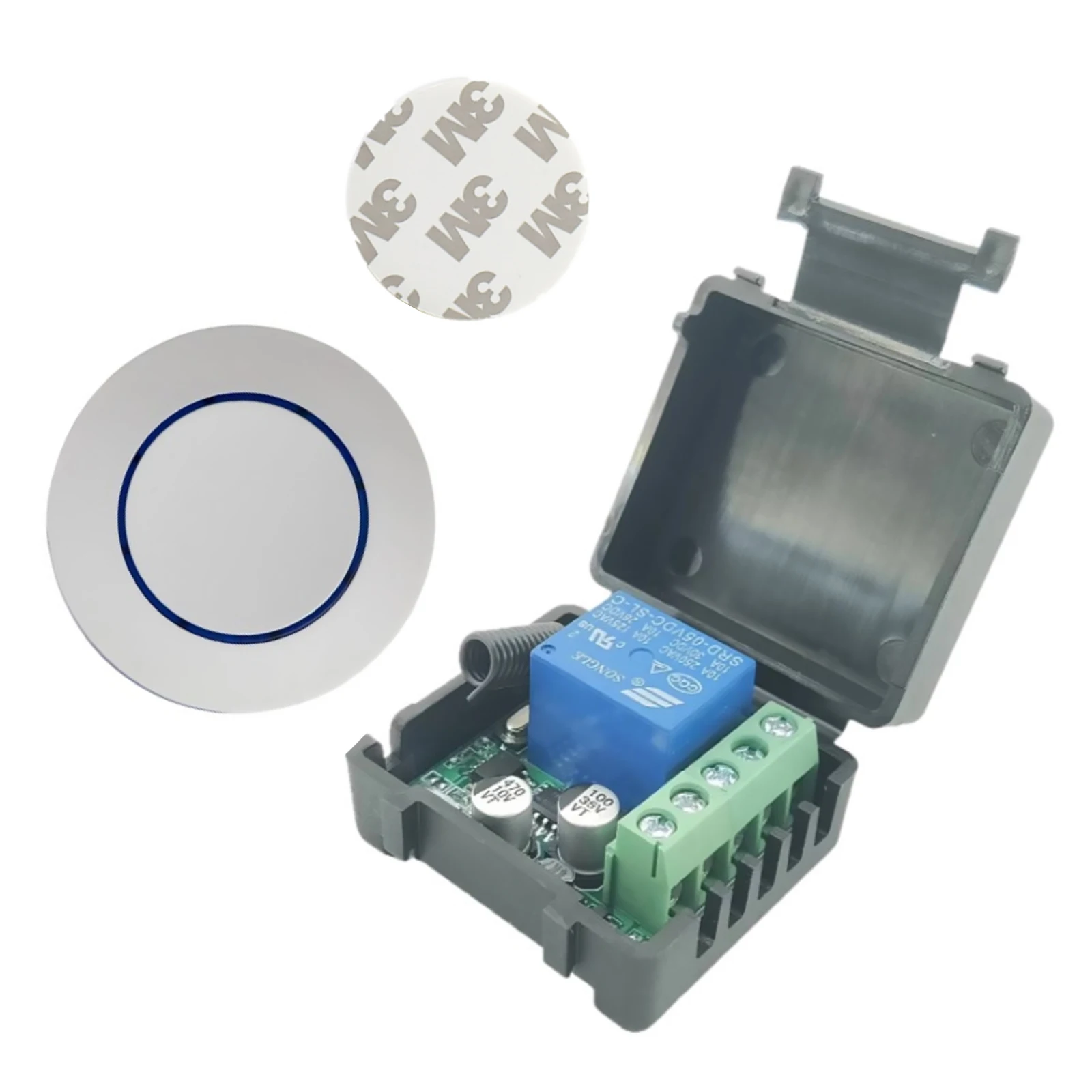 

433Mhz 1CH DC 5V-30V Wireless Remote Control Switch Relay Receiver Module For Learning Code RF Transmitter 433Mhz Remote Control