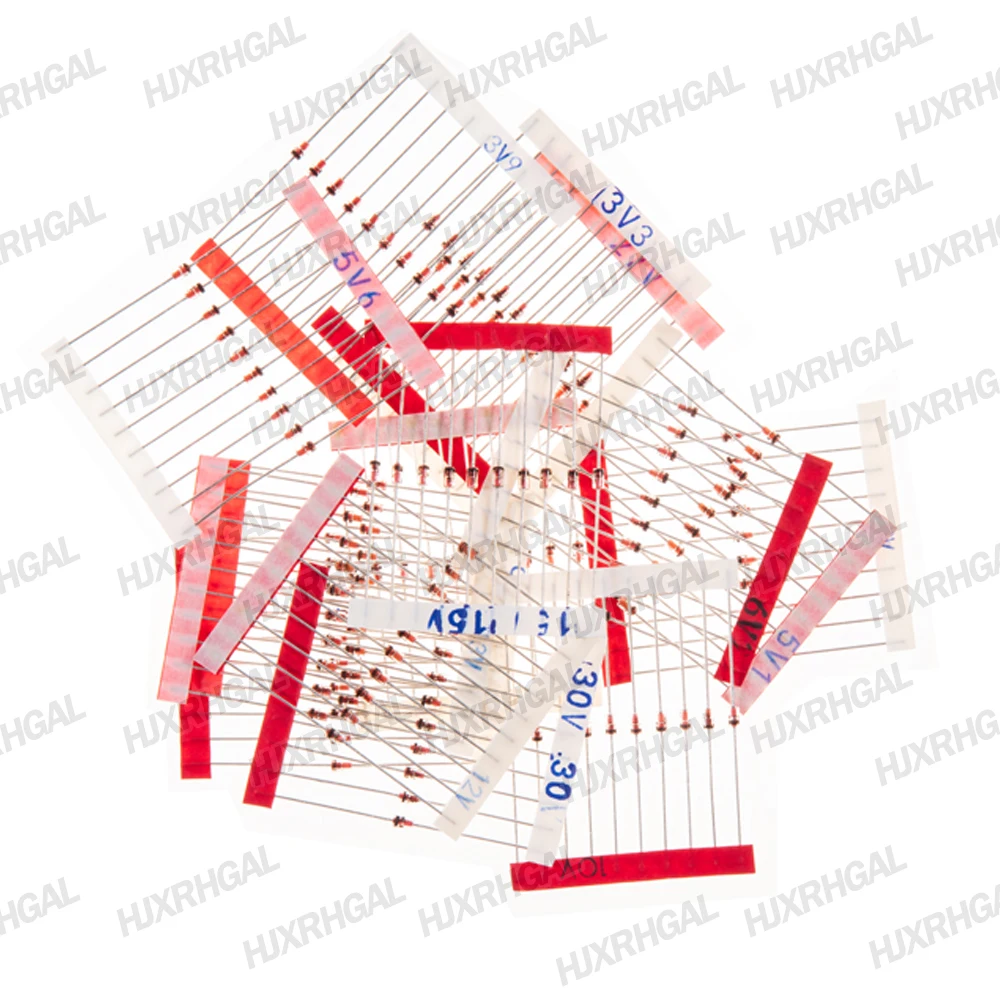150pcs 1W 제너 다이오드 키트 DO-41 15 값 * 10pcs 3V-30V 구성 요소 diy 키트 꾸준한 압력 튜브 키트