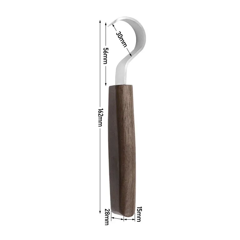 Woodworking Carving Knife Set 1pc DIY Hook Professional Tools Curved Wood Scraper Durable