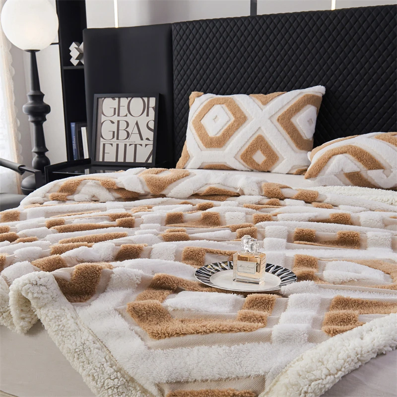 Flannel Jacquard Winter Blanket 4