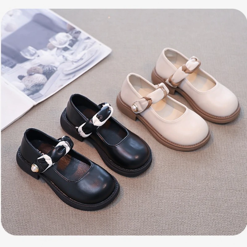 Girls Soft Sole Elegant School Dance Flats Shoes