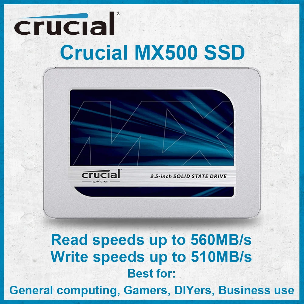 Disque SSD interne 2,5'' haute vitesse, 500 Go – Pour les gamers