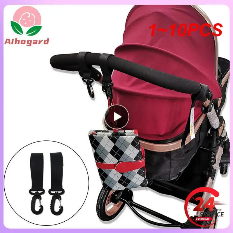 

1~10PCS Bear Baby Stroller Accessories Hook Pram Sticker Clip Cart Organizer Pram Hook Pushchair Hanger Hanging
