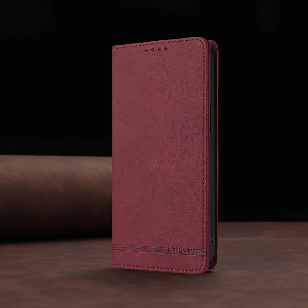 Magnetic RFID Anti-Theft Leather Book Case and Cover Bag