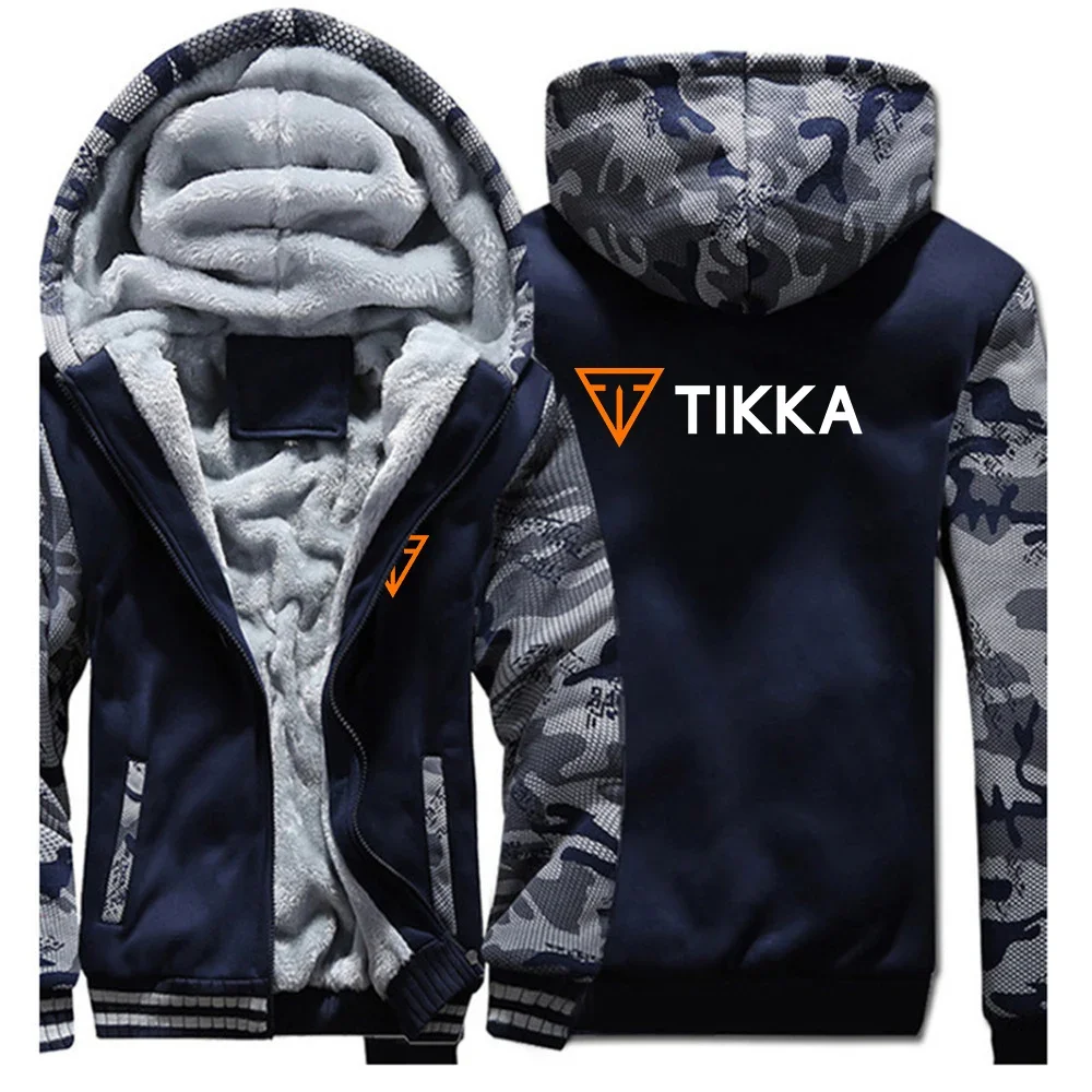 

Tikka By Sako Finland Firearms 2024 Men High Quality Zipper Hoodies Fashion Thicken Winter Keep Warm Sweatshirts Streetwear Coat