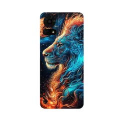Floral Wolf Soft Silicone Shockproof Phone Cover Case for TCL 50 LE (1)