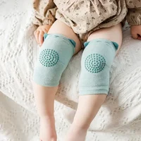 xgnvpy Children's knee protector spring and summer baby wool socks point anti-slip and anti-fall crawling protective gear 4