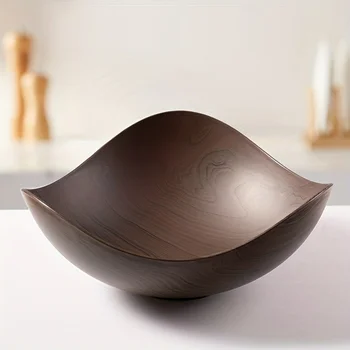Wood Grain Serving Bowl 1