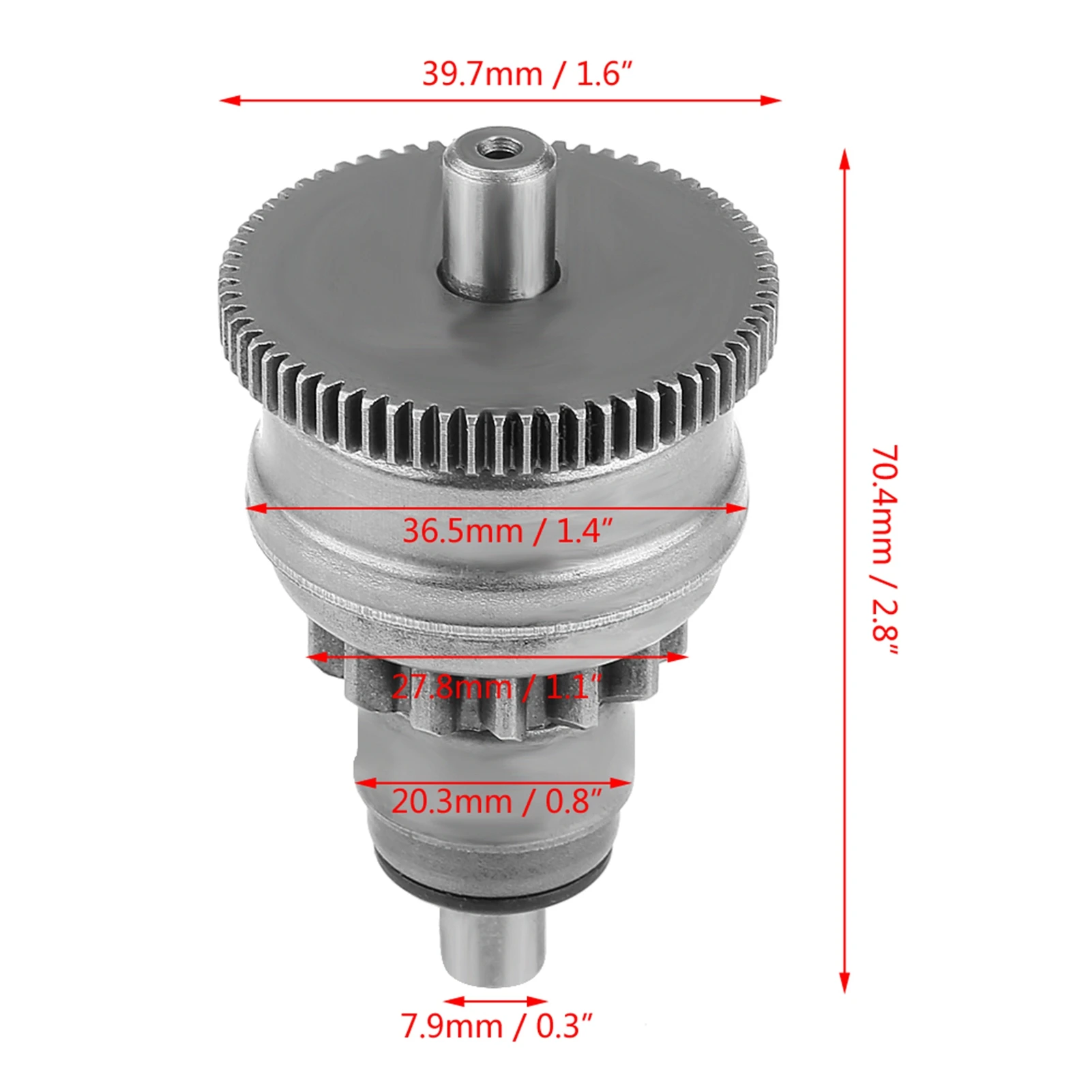 Enhanced Anti-Rust Starter Motor Clutch Gear Assembly