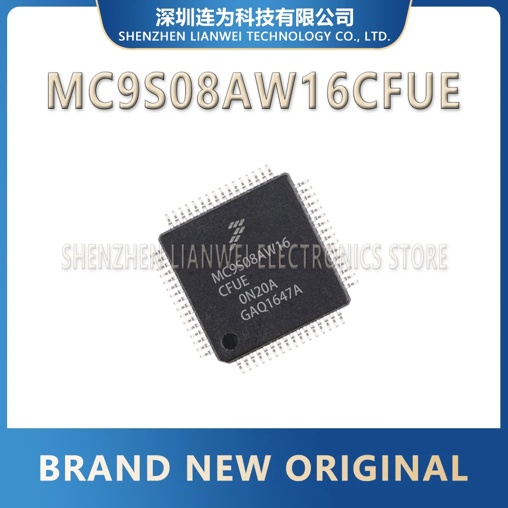 

MC9S08AW16CFUE MC9S08AW16 MC9S08AW MC9S08 MC9S IC MCU Chip QFP-64