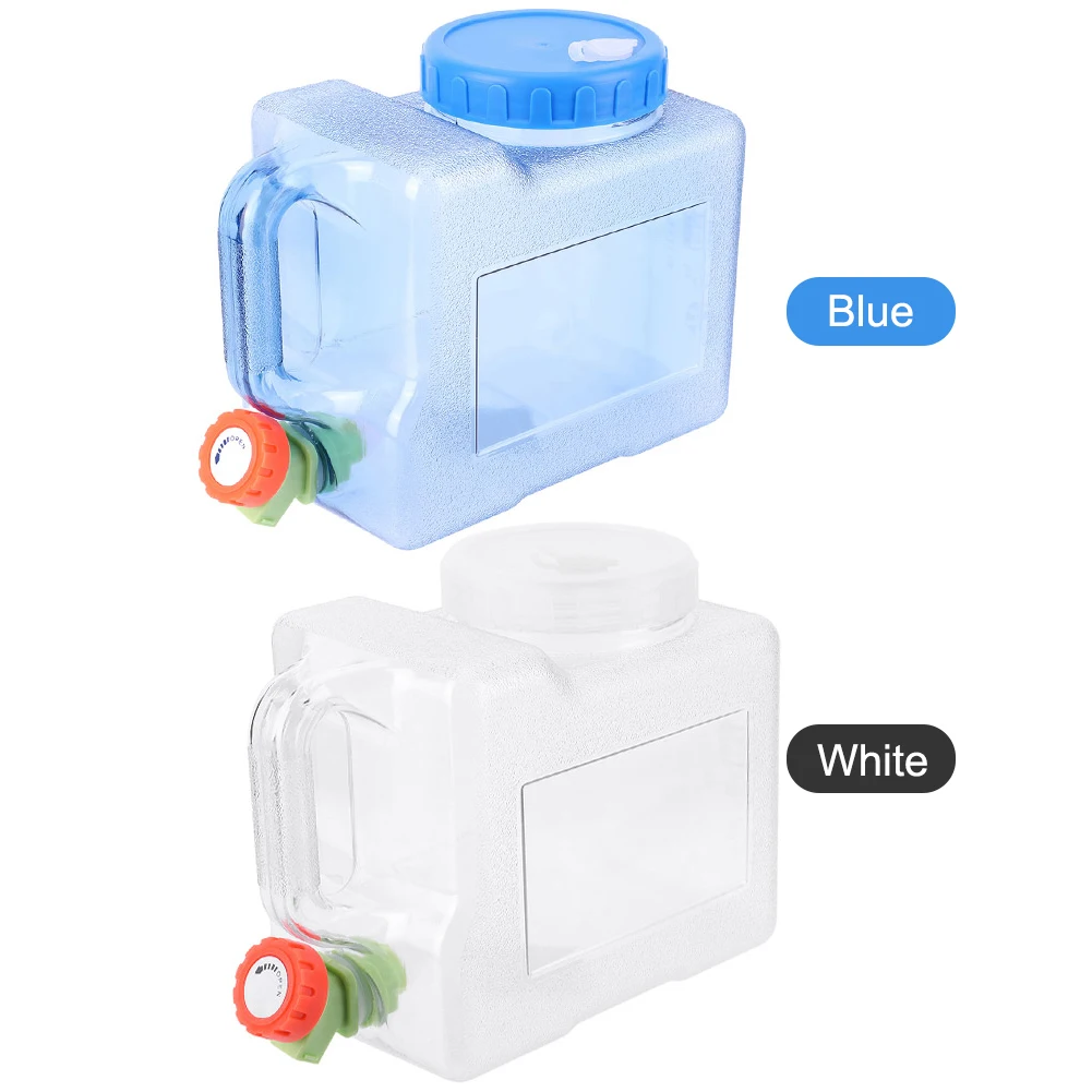 3L Portable Water Container Multifunction Water Storage Carrier Leakproof Water Storage Container for Hiking Self-Driving Tour