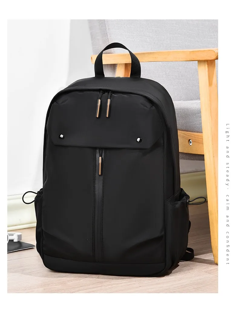 Fashion Men Backpack External USB 